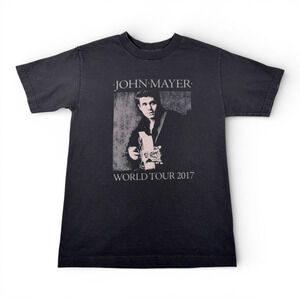 John Mayer Shirt Adult SMALL Black Search For Everything Tour Band Music Rock
